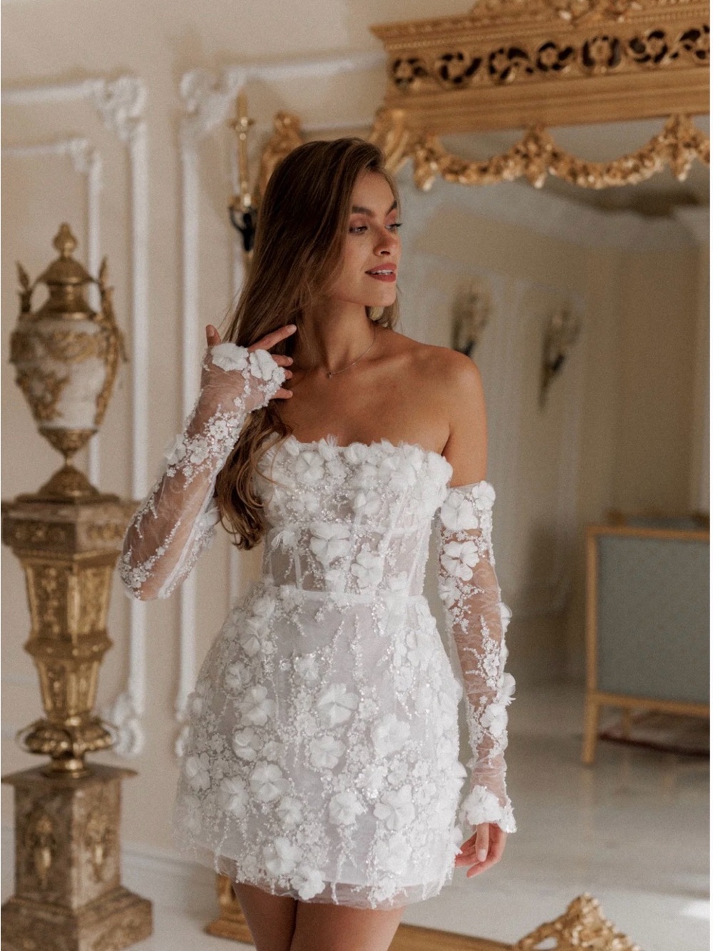 Rosie Etienne - Isabelle Mini Bridal Dress